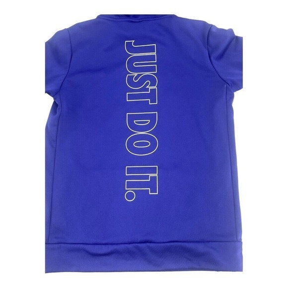 Nike Dri Fit‎ “Just Do It” Athletic Purple Hoodie Jacket Men’s Size S - Picture 6 of 11